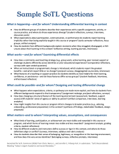Asking “For Whom?” in SoTL&nbsp;Inquiry
